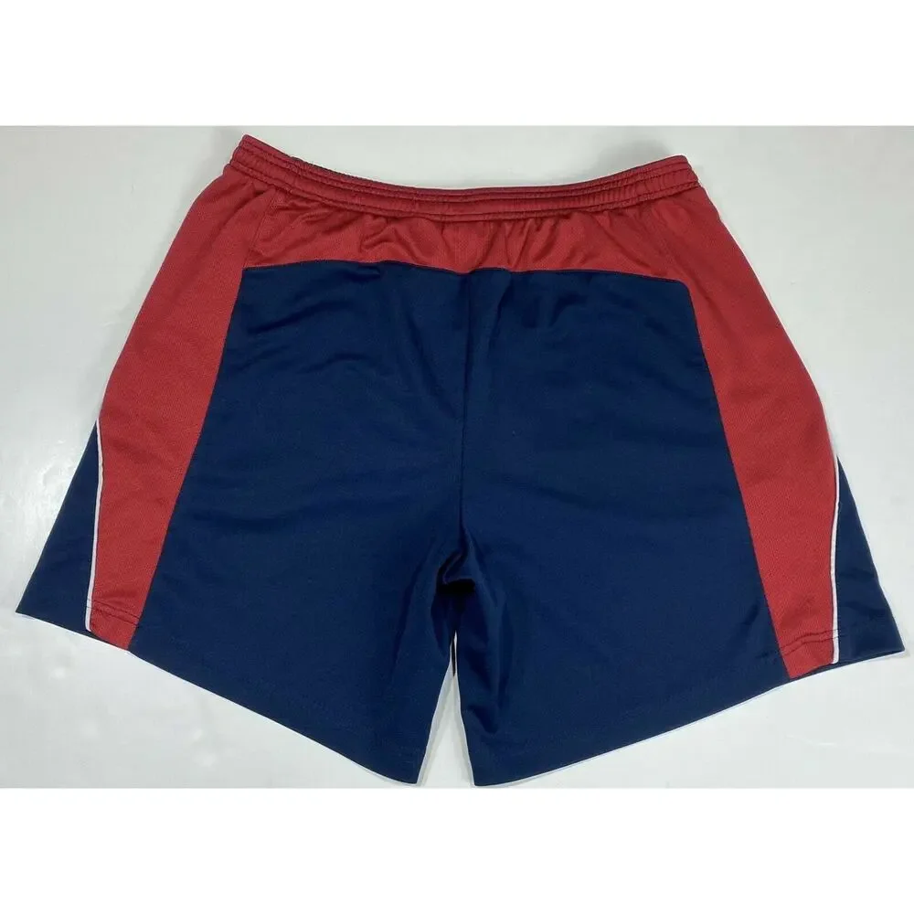 Nike Shorts Mens XL Athletic Basketball Shorts Navy Blue Red